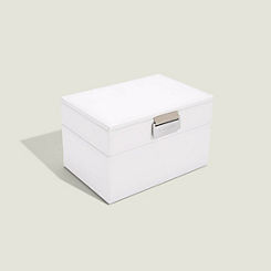 Stackers Set of 2 White Mini Jewellery Box