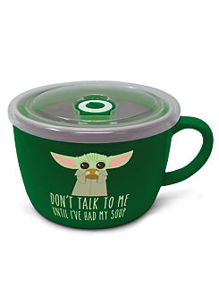 Star Wars The Mandalorian ’DON’T TALK TO ME’ Soup & Snack Mug