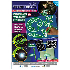 Starlyf Glow In The Dark Secret Message Board Toy