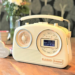 Steepletone Devon DAB, FM/MW Radio - Cream