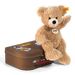 Steiff Fynn 28 cm Teddy Bear & Suitcase