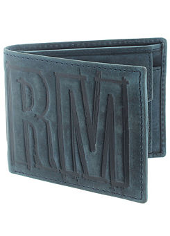 Storm London Leather Yell Wallet - Vintage Blue