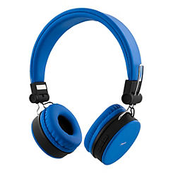 Streetz HL-BT401 Bluetooth On Ear Headphones - Blue