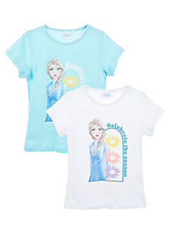 Suncity Kids Pack of 2 Disney Frozen T-Shirts