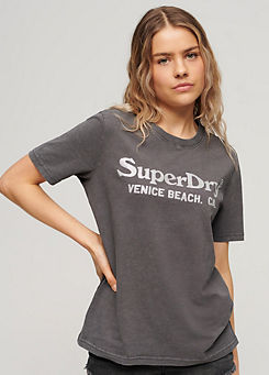Superdry Metallic Venue Relaxed T-Shirt