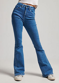 Superdry Studios High Rise Skinny Flare Jeans