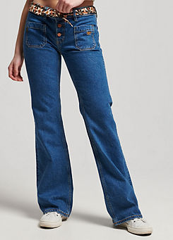 Superdry Vintage Low Rise Slim Flare Jeans