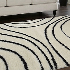 The Homemaker Rugs Collection Snug Shaggy Wave Rug