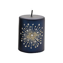 The Seasonal Gift Co. Celestial Starburst Pillar Candle