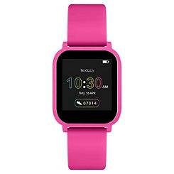 Tikkers Teen Series 10 Pink Silicone Strap Smart Watch TKS10-0003