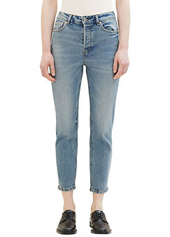 Tom Tailor Cropped Straight Leg Jeans