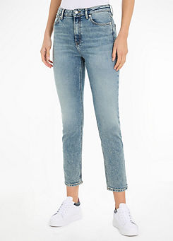 Tommy Hilfiger Logo Patch Slim Fit Jeans