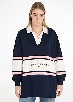 Tommy Jeans Colourblock Rugby Shirt