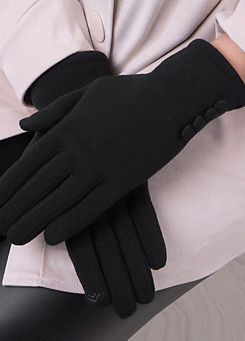 Totes Isotoner Ladies Black Thermal SmarTouch™ Gloves