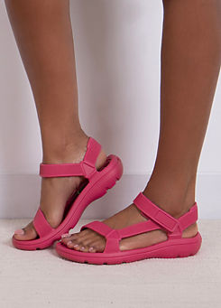 Totes Ladies Azalea Pink Riley Adjustable Sport Sandals