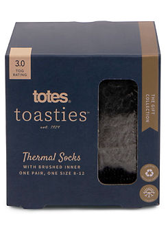 Totes Mens 3.0 Tog Brushed Inside Thermal Socks