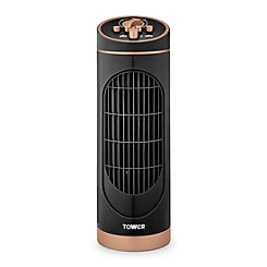 Tower Cavaletto 14inch Tower Fan with 3 Speed Settings T629000 - Black & Rose Gold