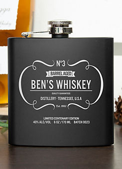 Treat Republic Personalised Whiskey Vintage Hip Flask
