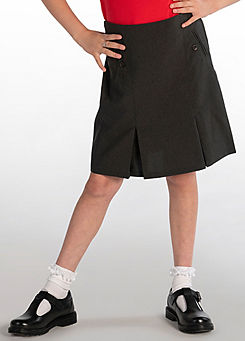 Trutex Grey Junior Twin Pleat Skirt