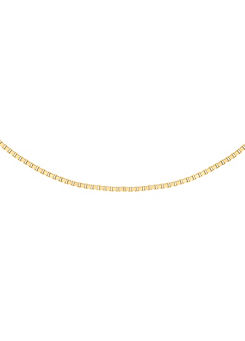 Tuscany Gold 9ct Gold 56cm Venetian Box Chain Necklace