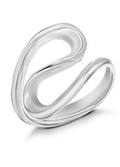 Tuscany Silver Sterling Silver Double-Loop Ring