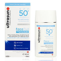 Ultrasun SPF50+ Anti-Pollution Face Fluid 40ml