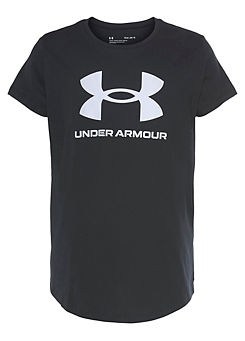 Under Amrour Kids Logo Print T-Shirt