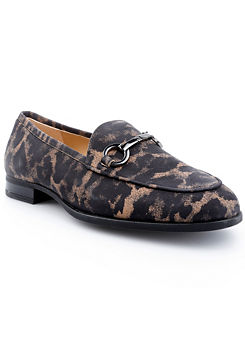 Unisa ’Damiel’ Leopard Print Loafers