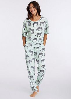 Vivance Dreams Zebra Print Pyjama Set