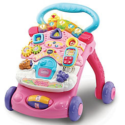 Vtech 2-in-1 Baby Walker & Activity Centre - Pink