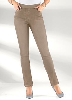 Washed Look Stretch Jeans