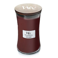Woodwick® Large Hourglass Jar Black Cherry