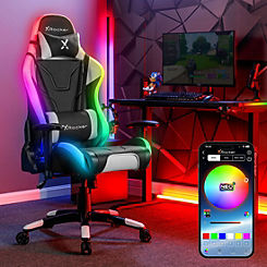 X Rocker Agility Sport Esport Gaming Chair with Comfort Adjustability - RGB