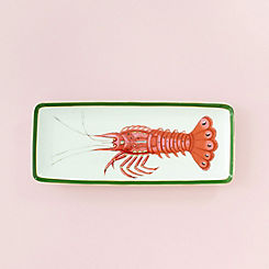 Yvonne Ellen Under the Sea Bone China Lobster/Shrimp Serving Platter