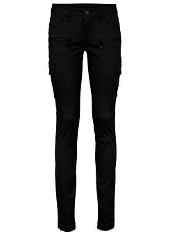 womens skinny cargo trousers