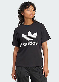 adidas Originals Trefoil Logo Print T-Shirt