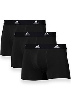 adidas Sportswear Pack of 3 Retro Active Flex Cotton Boxer Shorts