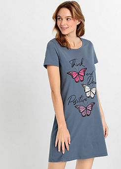 bonprix Butterfly Print Nightie