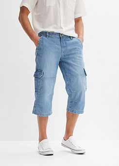 bonprix Denim Cargo Jean Shorts