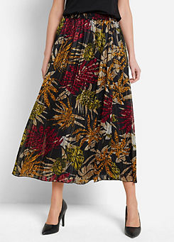bonprix Floral Maxi Skirt