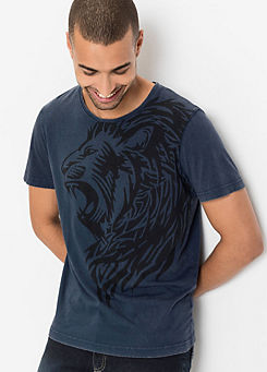 bonprix Men’s Lion Print T-Shirt