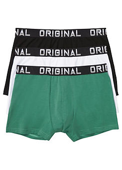 bonprix Pack of 3 Boxer Shorts