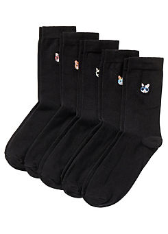 bonprix Pack of 5 Animal Socks