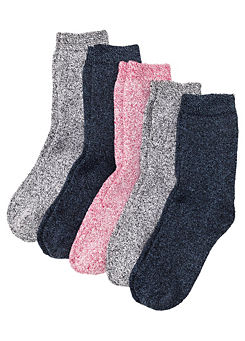 bonprix Pack of 5 Pairs of Socks