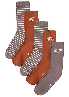 bonprix Pack of 5 Sparkle Socks