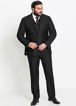 bonprix Suit Blazer & Trousers & Waistcoat & Tie