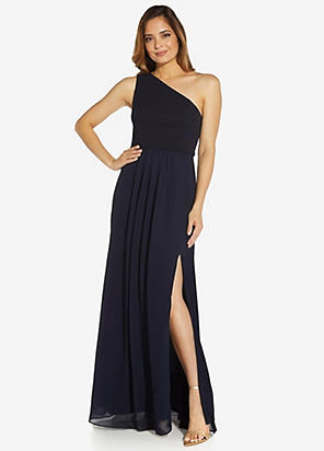 Adrianna Papell Off Shoulder Cape Dress Grattan