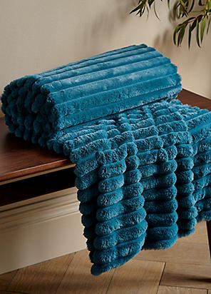 Catherine Lansfield Meadowsweet Bettwäsche-Set – Doppelbett, Blau, Blumenmuster, Wendbar & Pflegeleicht