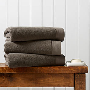 Christy Organic Eco Twist Bath Towels Collection in Caramel