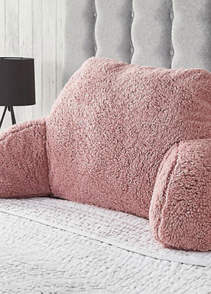 Fluffy fleece v on sale pillow